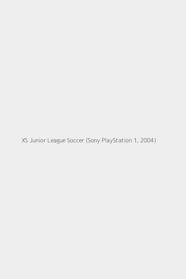 XS Junior League Soccer (Sony PlayStation 1, 2004)