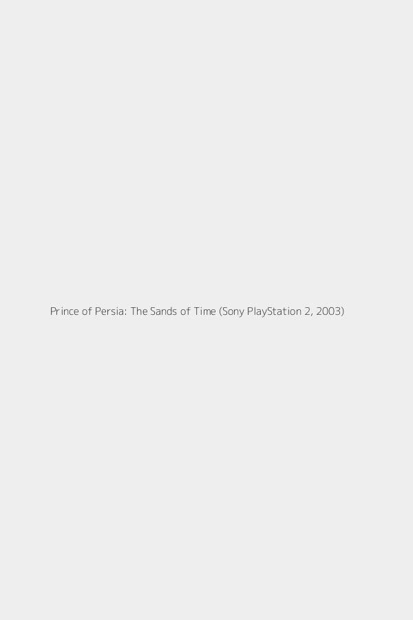 Prince of Persia: The Sands of Time (Sony PlayStation 2, 2003)