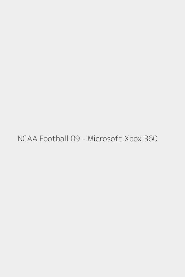 NCAA Football 09 - Microsoft Xbox 360