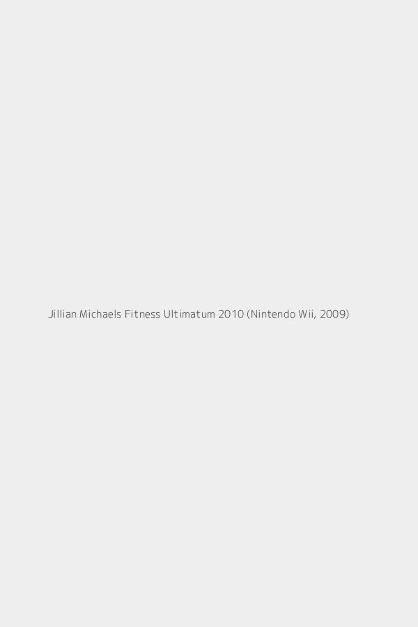 Jillian Michaels Fitness Ultimatum 2010 (Nintendo Wii, 2009)