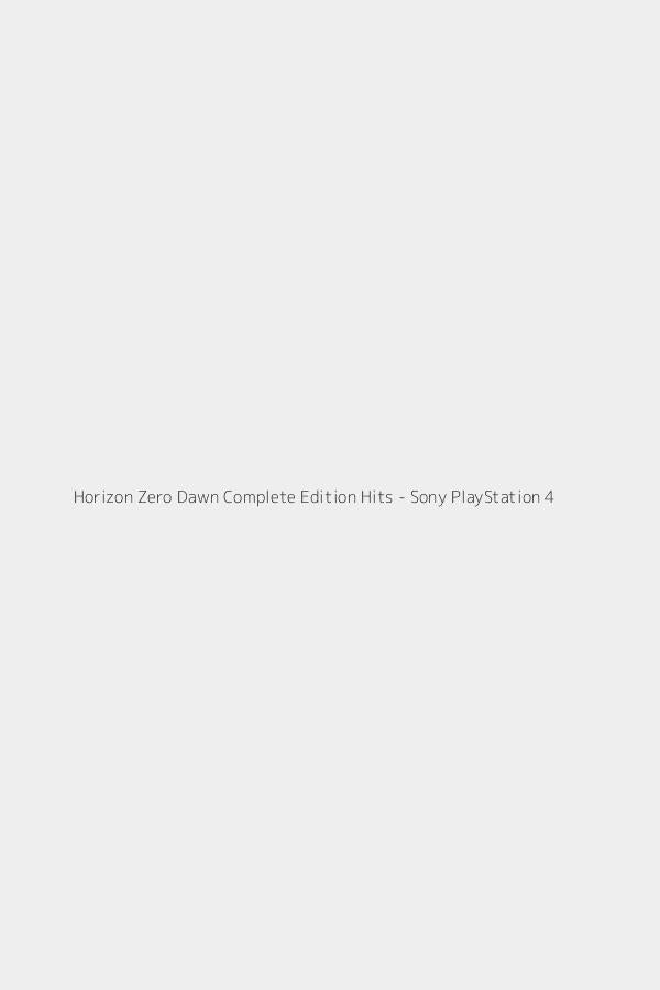 Horizon Zero Dawn Complete Edition Hits - Sony PlayStation 4