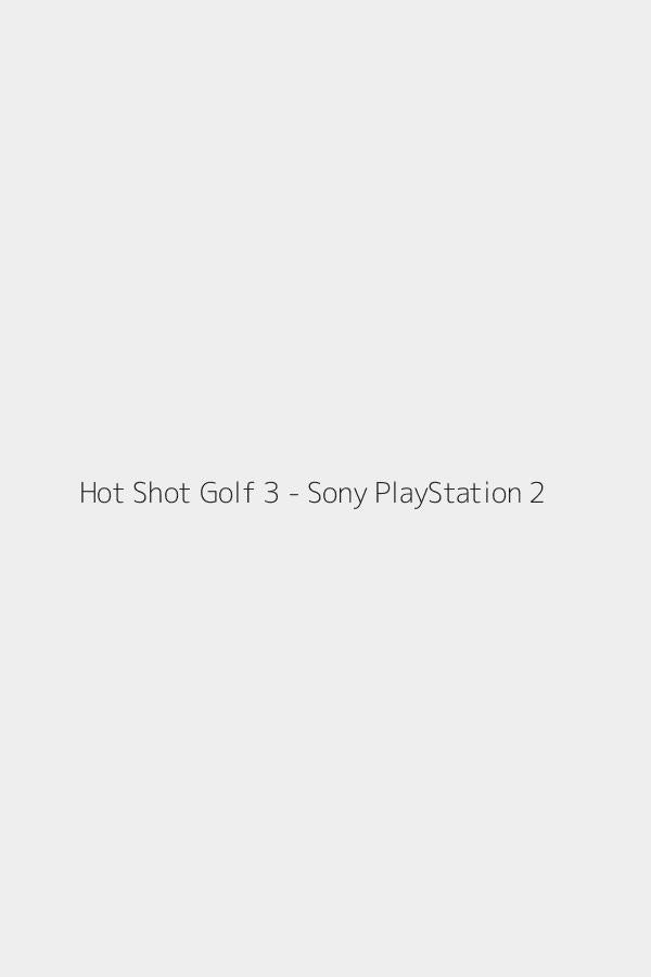 Hot Shot Golf 3 - Sony PlayStation 2