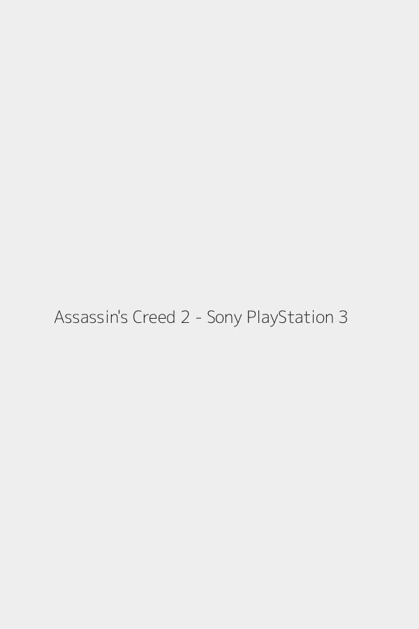 Assassin's Creed 2 - Sony PlayStation 3