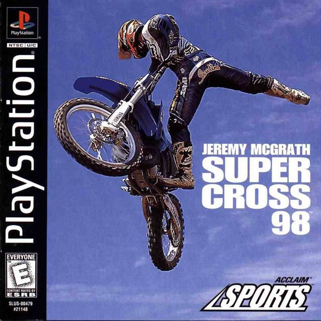 Jeremy Mcgrath Supercross 98 (1998 Sony PlayStation PS1) - DISC ONLY