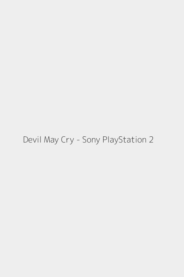 Devil May Cry - Sony PlayStation 2