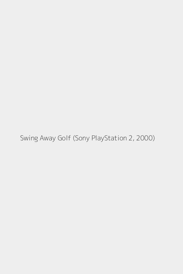 Swing Away Golf (Sony PlayStation 2, 2000)
