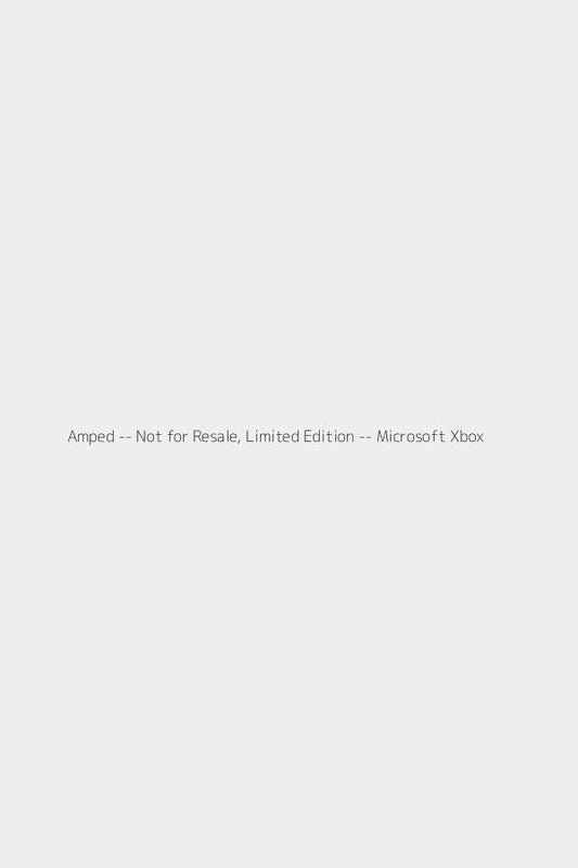 Amped -- Not for Resale, Limited Edition -- Microsoft Xbox