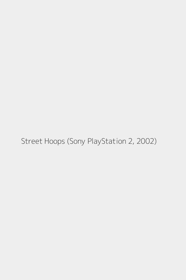 Street Hoops (Sony PlayStation 2, 2002)