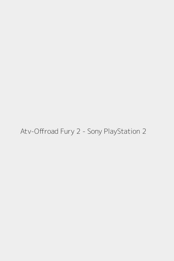Atv-Offroad Fury 2 - Sony PlayStation 2