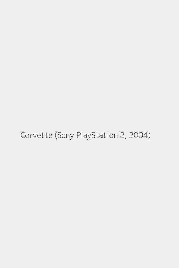 Corvette (Sony PlayStation 2, 2004)