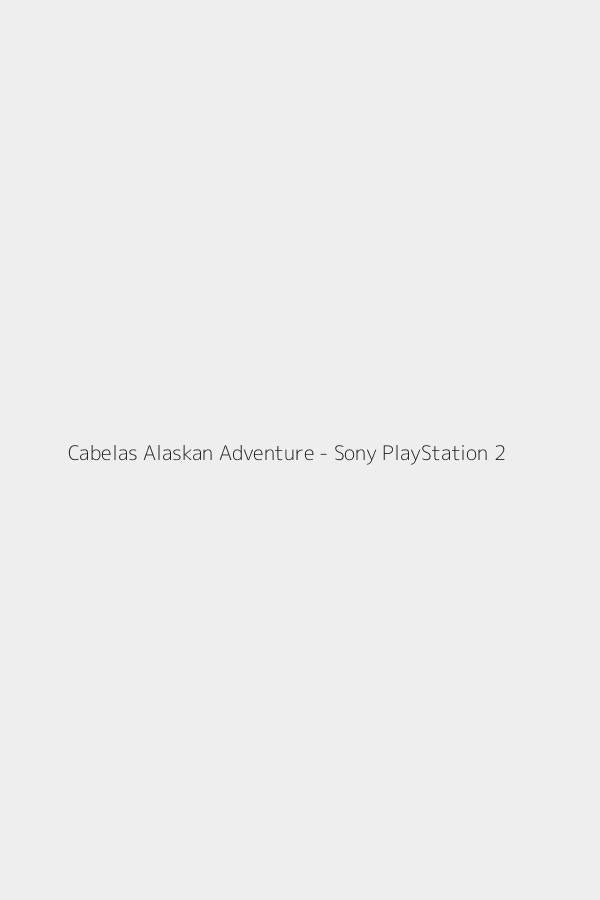 Cabelas Alaskan Adventure - Sony PlayStation 2