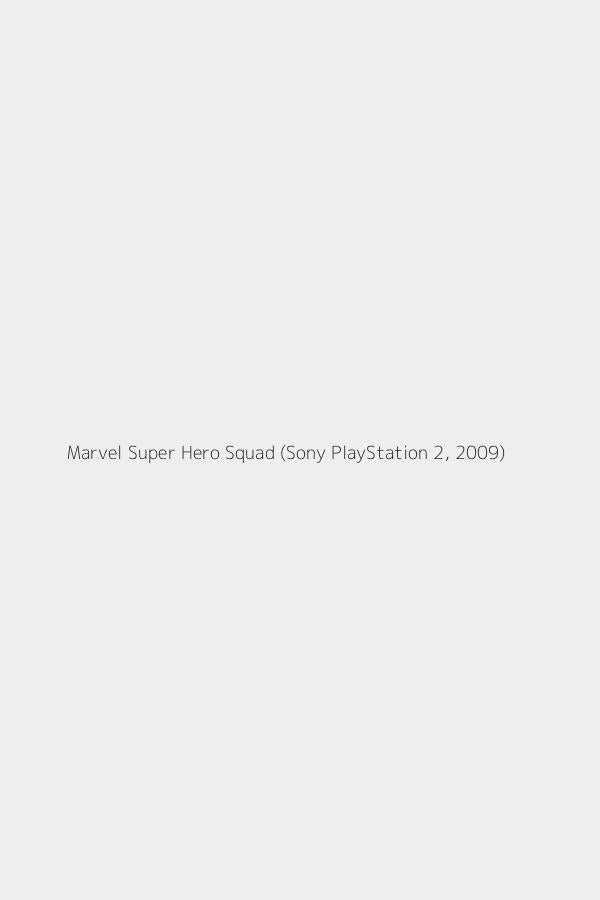 Marvel Super Hero Squad (Sony PlayStation 2, 2009)