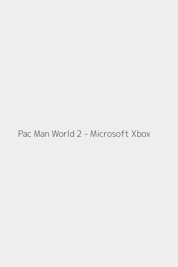 Pac Man World 2 - Microsoft Xbox