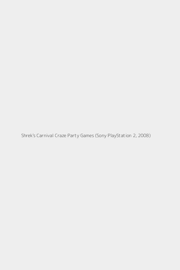 Shrek's Carnival Craze Party Games (Sony PlayStation 2, 2008)