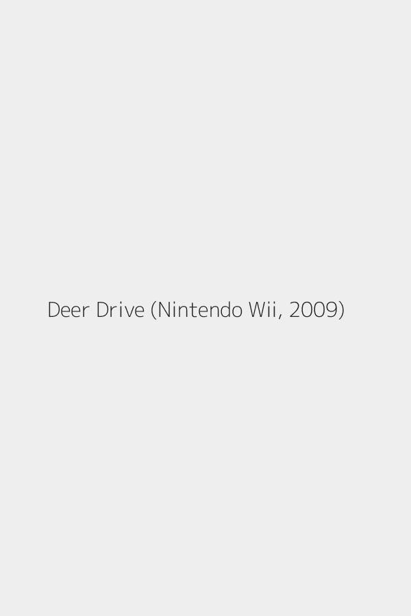 Deer Drive (Nintendo Wii, 2009)