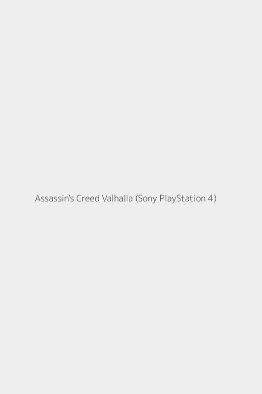 Assassin's Creed Valhalla (Sony PlayStation 4)