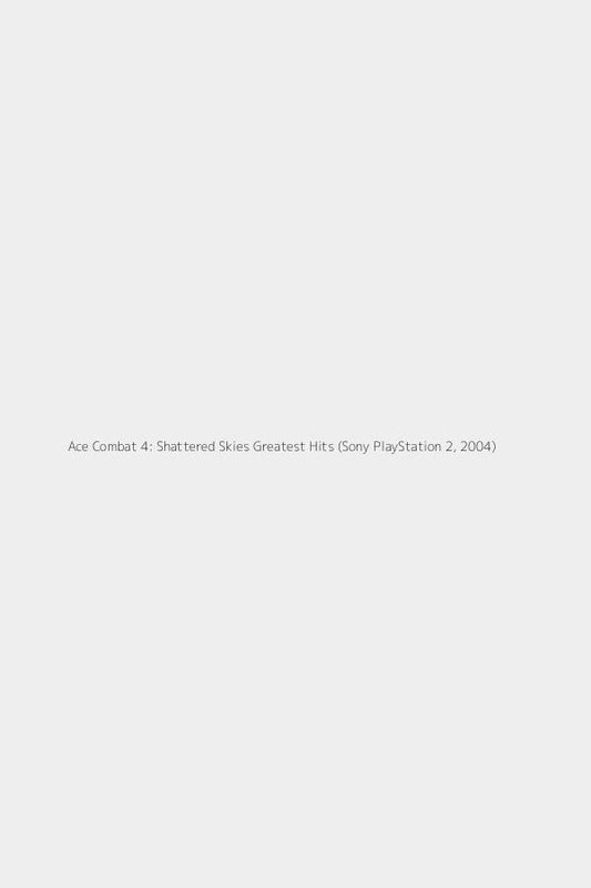 Ace Combat 4: Shattered Skies Greatest Hits (Sony PlayStation 2, 2004)