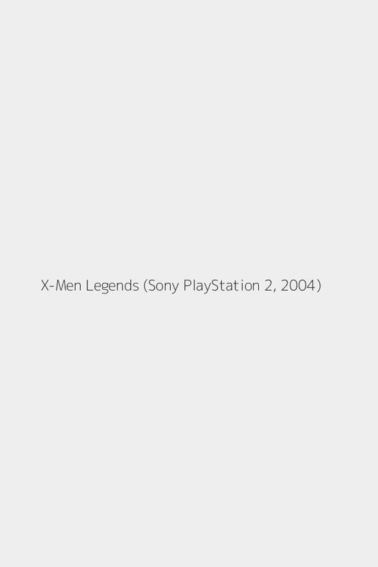 X-Men Legends (Sony PlayStation 2, 2004)
