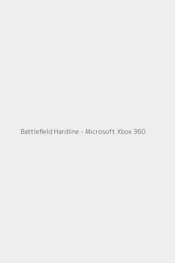 Battlefield Hardline - Microsoft Xbox 360
