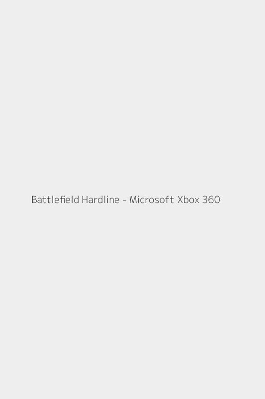 Battlefield Hardline - Microsoft Xbox 360