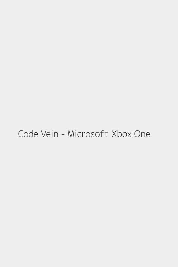 Code Vein - Microsoft Xbox One