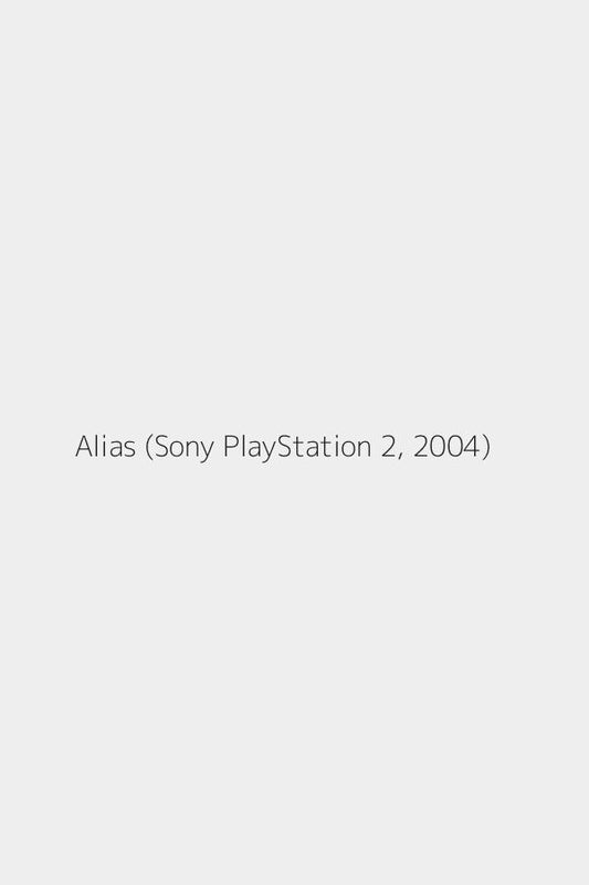 Alias (Sony PlayStation 2, 2004)