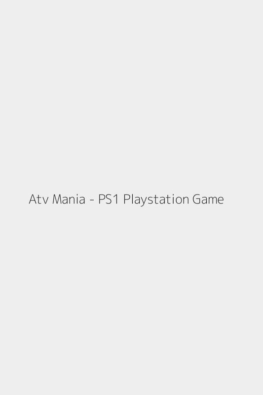 Atv Mania - PS1 Playstation Game