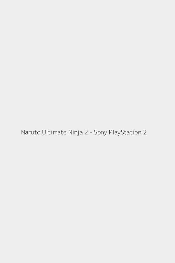 Naruto Ultimate Ninja 2 - Sony PlayStation 2