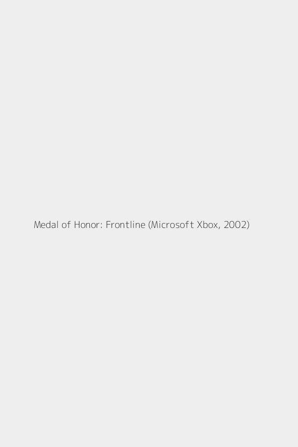 Medal of Honor: Frontline (Microsoft Xbox, 2002)